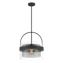 Minka-Lavery 1916-899 - Ravik 15.5" 1-Light Convertible Pendant/Semi-Flush Mount