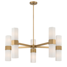 Minka-Lavery 12129-732 - Delgada 36" 10-Light Chandelier