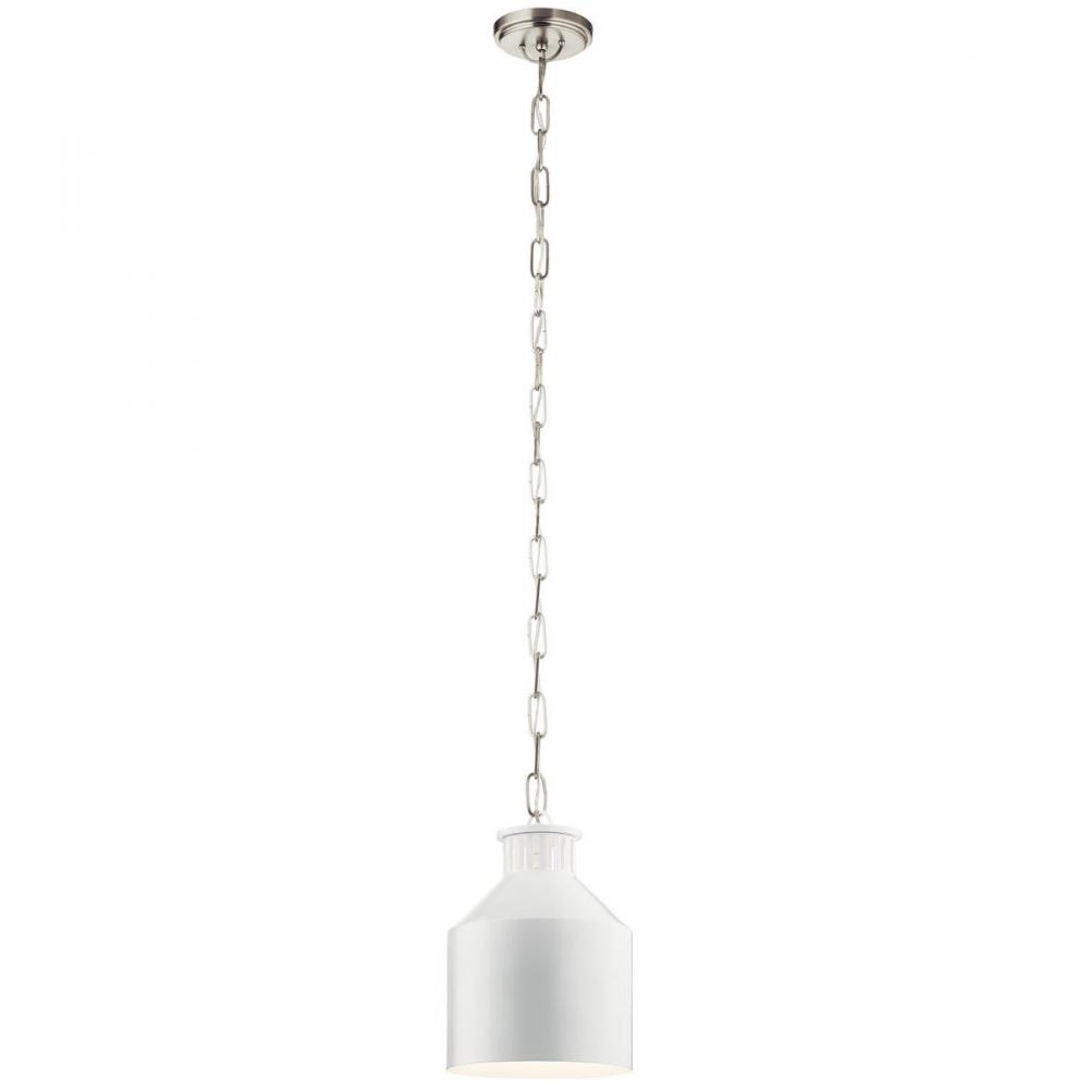 Montauk 1 Light Mini Pendant White