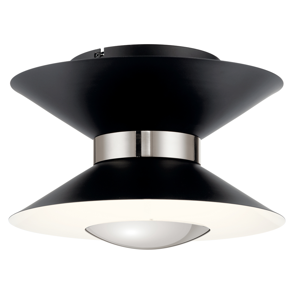 Kordan™ 8" LED Flush Mount Matte Black