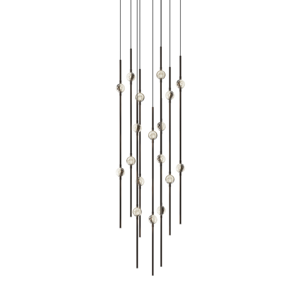 Aries 12" Round LED Pendant (2200K) w/20' Cords