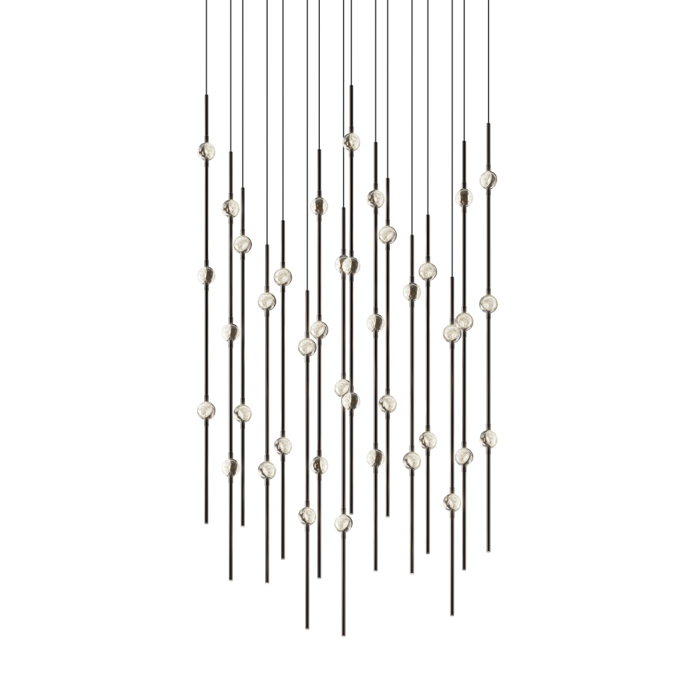 Aries 24" Square LED Pendant (2200K) w/20' Cords