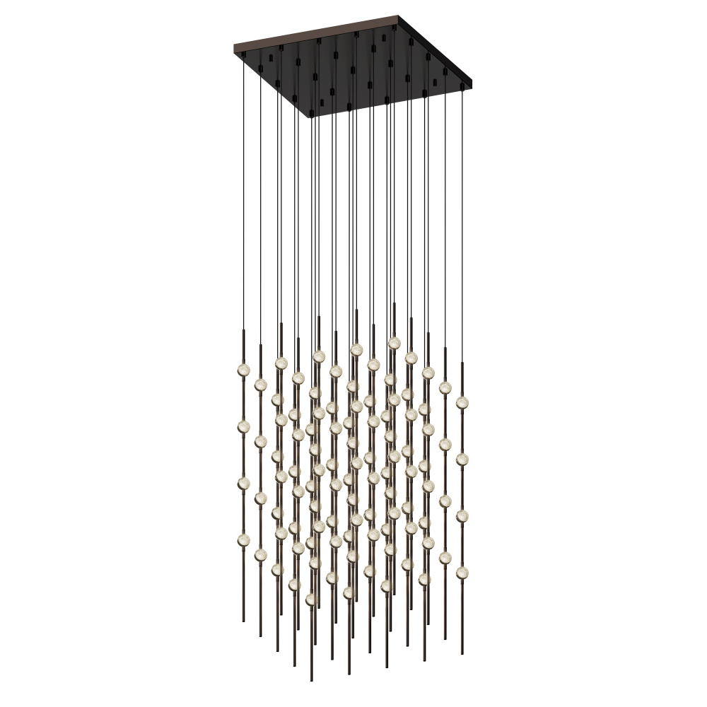 Cosmic Cube 20" LED Pendant (2700K) w/20' Cords