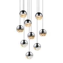 Sonneman 2916.01-MED - 9-Light Round Medium LED Pendant