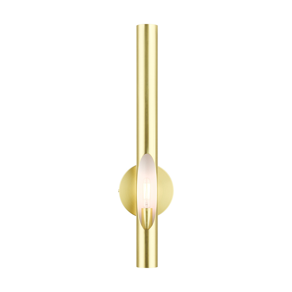 1 Lt Satin Brass ADA Single Sconce