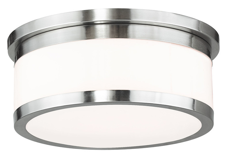 3 Light Brushed Nickel Ceiling Mount