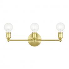Livex Lighting 14423-12 - 3 Light Satin Brass ADA Vanity Sconce