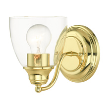Livex Lighting 15131-02 - 1 Lt Polished Brass Vanity Sconce