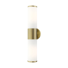 Livex Lighting 16562-01 - 2 Lt Antique Brass ADA Vanity Sconce