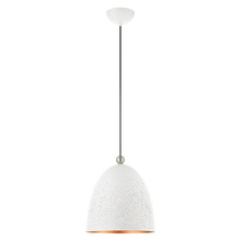 Livex Lighting 49109-03 - 1 Lt White Pendant