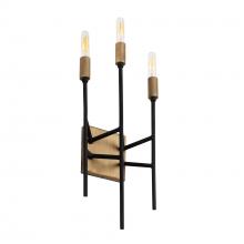 Varaluz 314W03HGCB - Bodie 3-Lt ADA Sconce - Havana Gold/Carbon