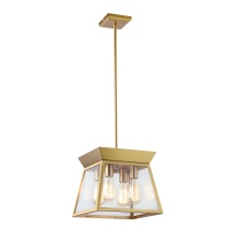 Artcraft AC11851BB - Lucian 4 Light Chandelier 12" Diameter Brushed Brass
