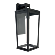 Artcraft AC8881BK - Elmgrove - 1-Light Outdoor Wall Light - 7.5" - Black