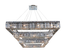 Kalco Allegri 11780-010-FR001 - Quadro 35 Inch Square 3 Tier Pendant