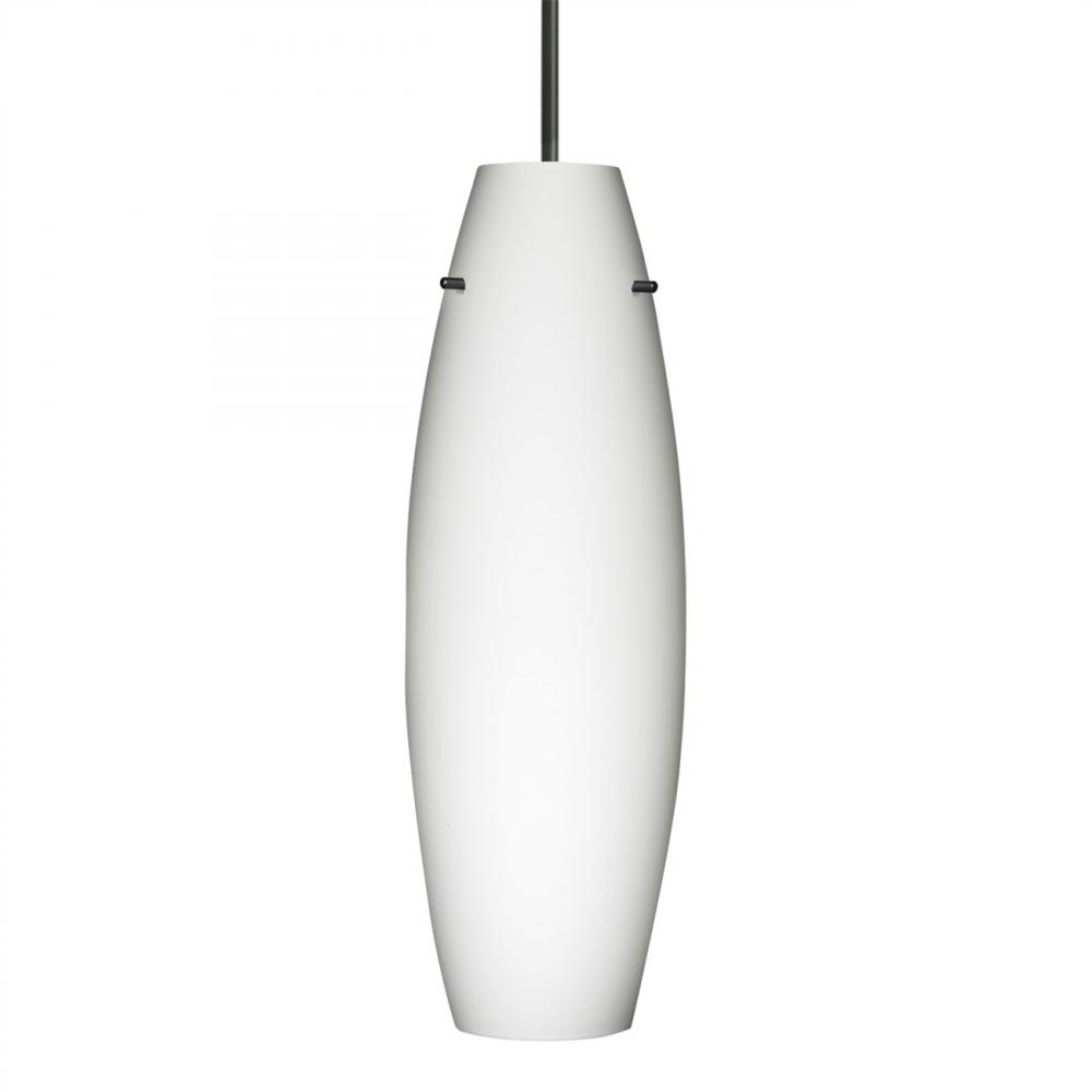 Besa Suzi 18 Pendant Opal Matte Black 1x11W LED