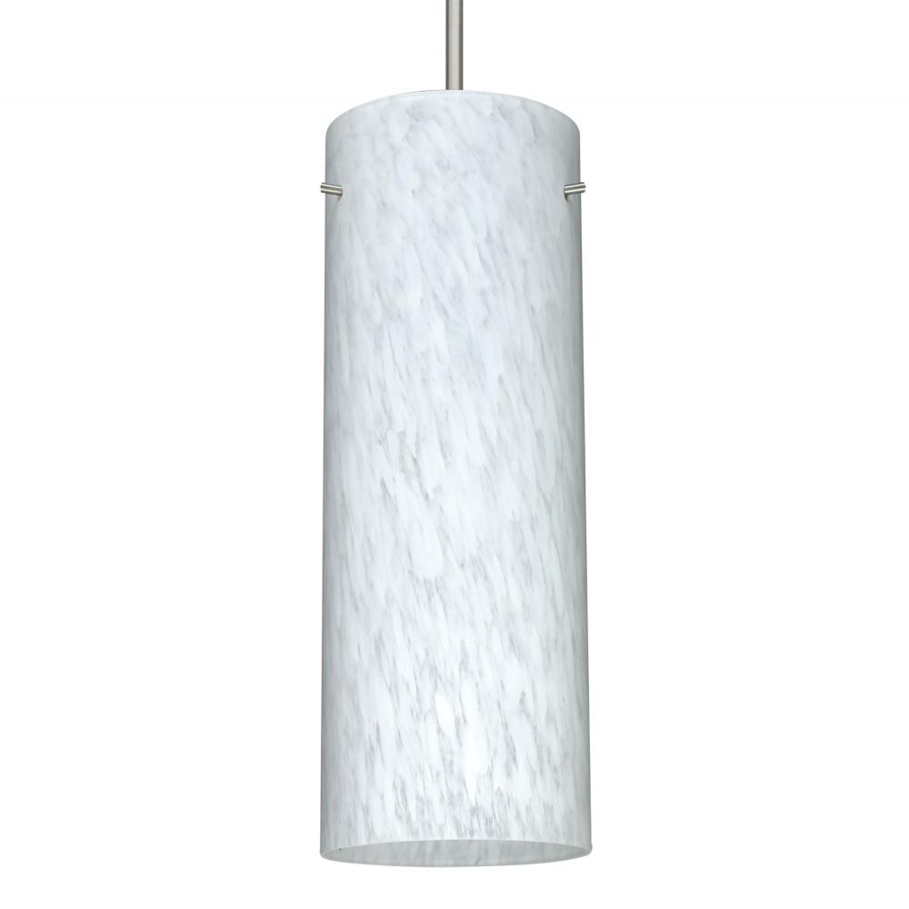 Besa Stilo 18 LED Pendant Carrera Satin Nickel 1x11W LED