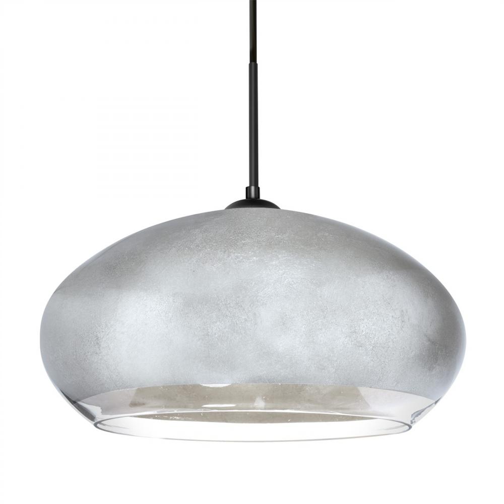 Besa Brio 14 Pendant Black Silver Foil 1x9W LED
