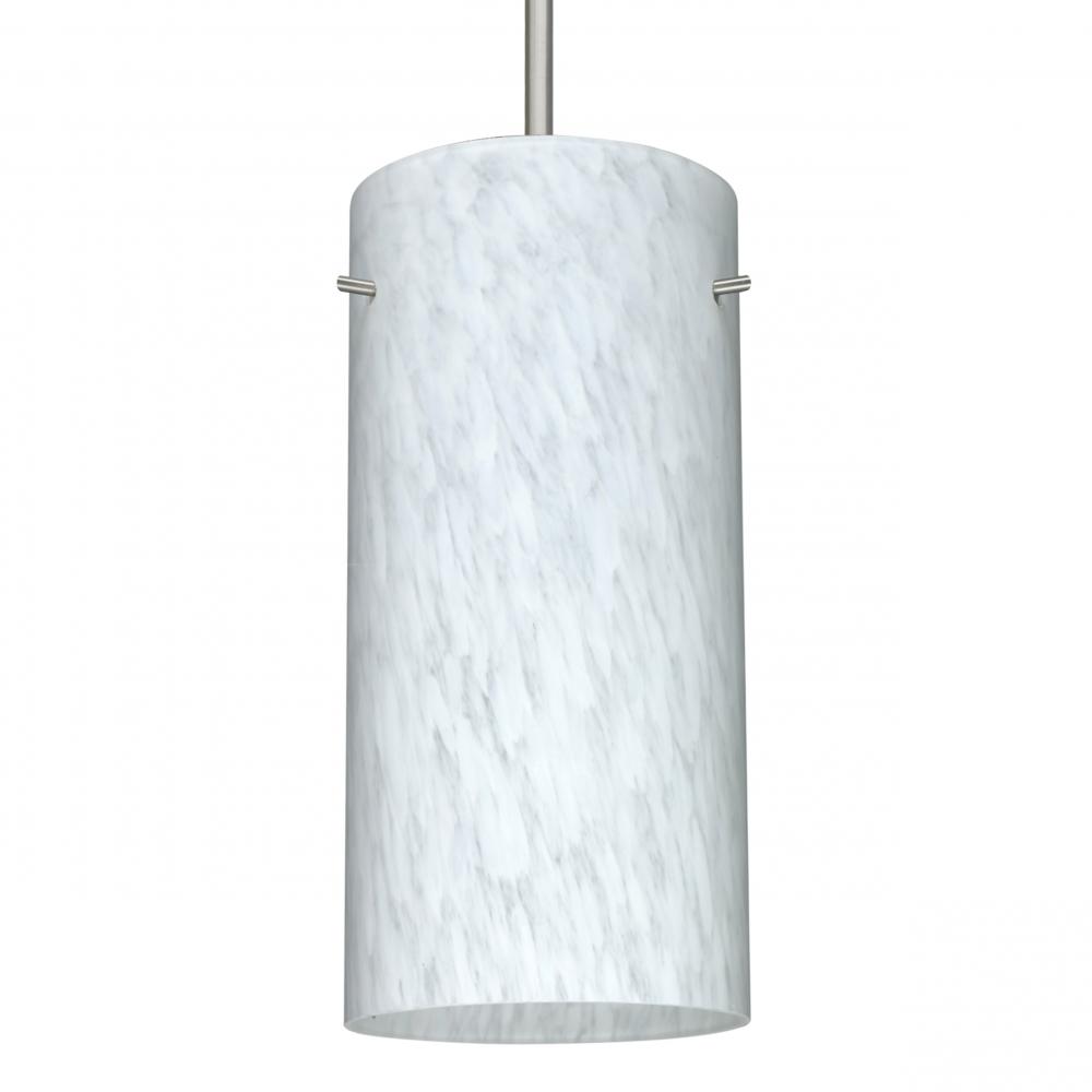 Besa Cord Pendant Stilo 12 Satin Nickel Carrera 1x11W LED