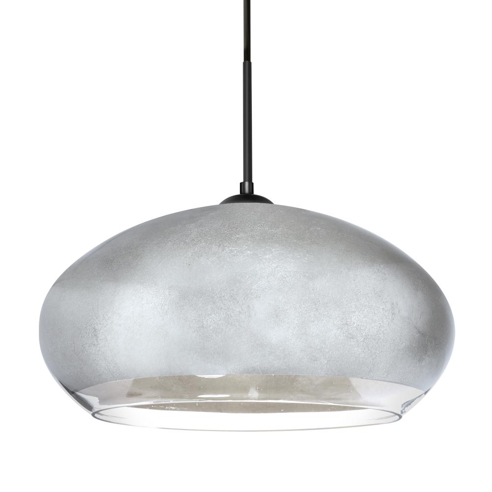 Besa Brio 14 Pendant Black Silver Foil 1x9W LED