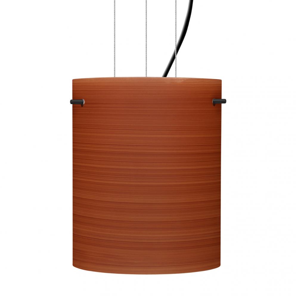 Besa Tamburo 8 Pendant Cherry Black 1x11W LED