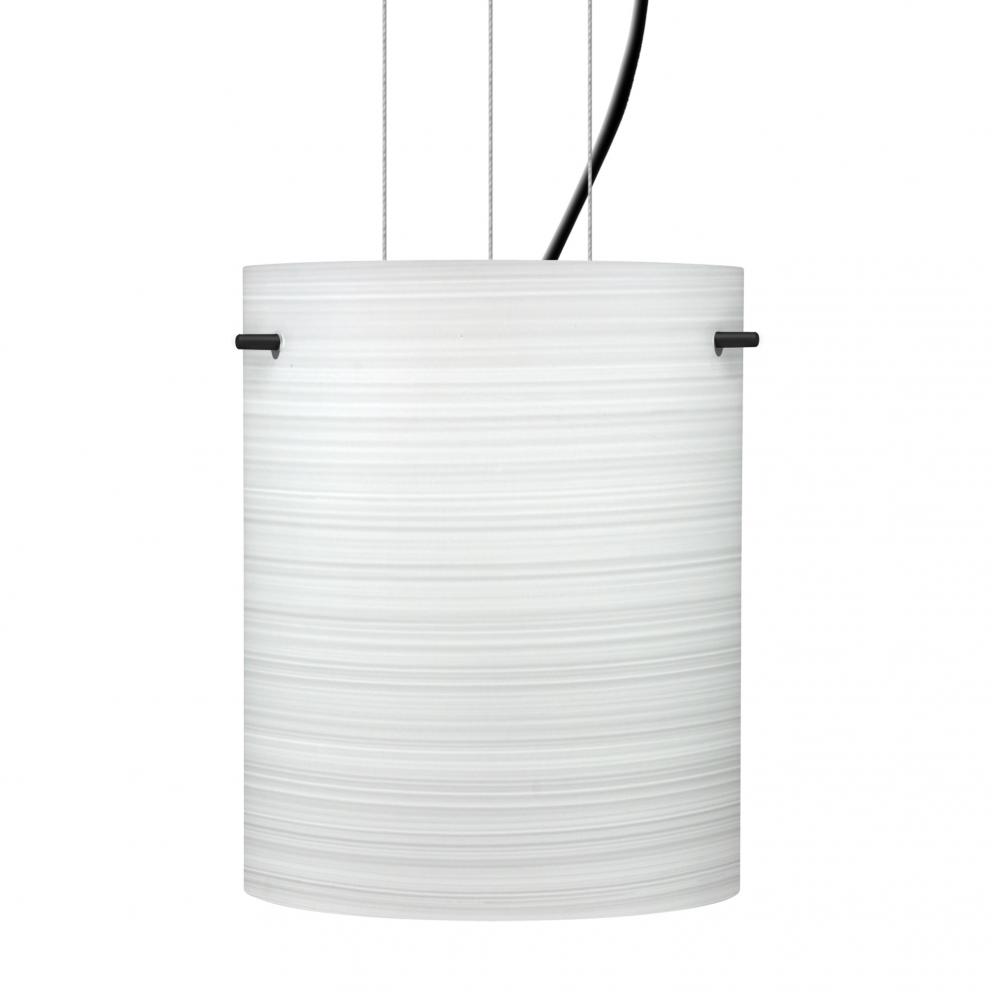 Besa Tamburo 8 Pendant Chalk Black 1x11W LED