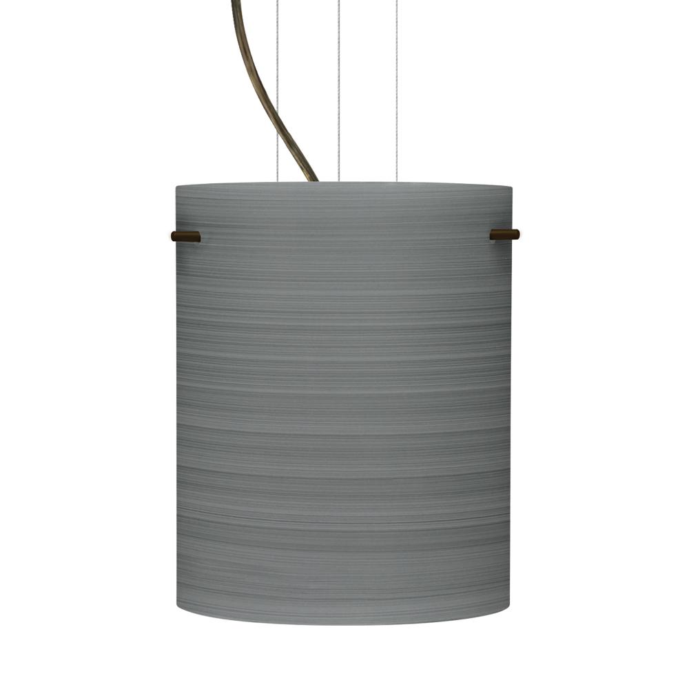 Besa Tamburo 8 Pendant Titan Bronze 1x11W LED, 15Ft. Option