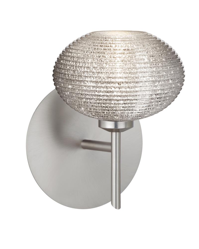 Besa Wall Lasso Satin Nickel Glitter 1x5W LED