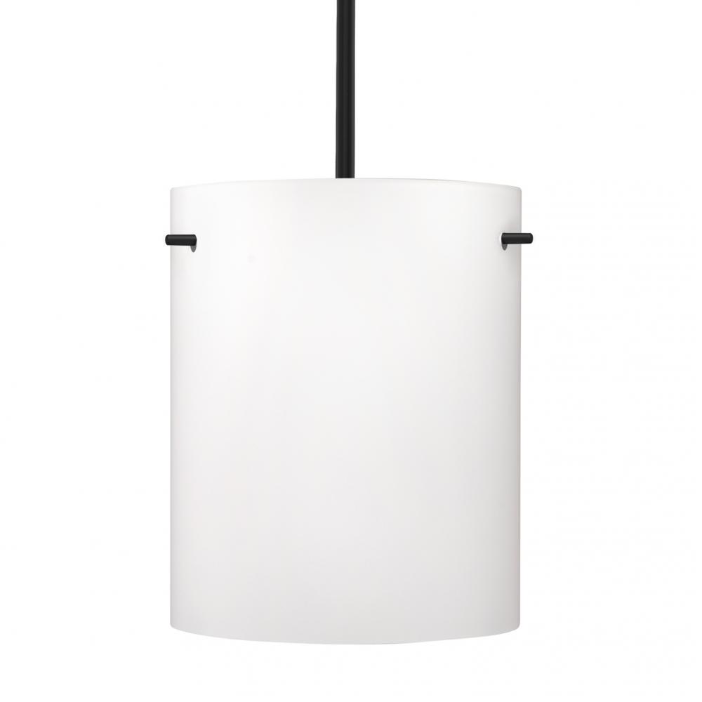 Besa Tamburo 8 Pendant Opal Matte Black 1x11W LED