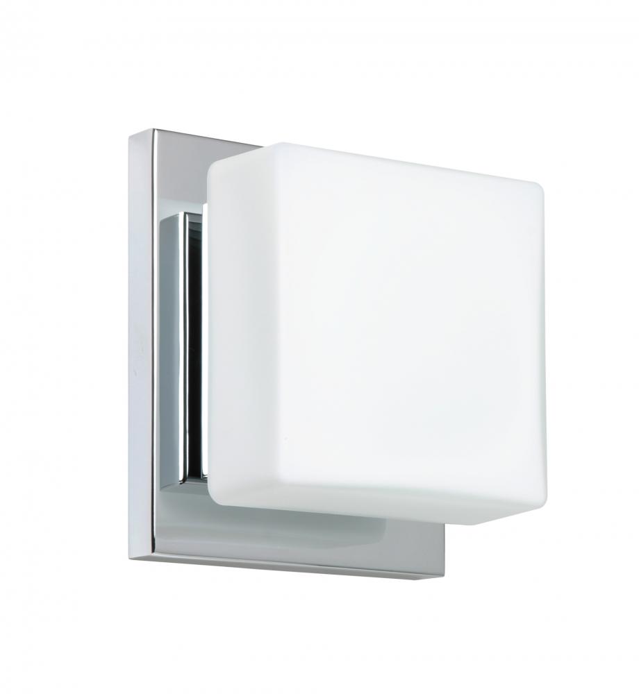 Besa Wall Alex Chrome Opal Matte 1x5W LED