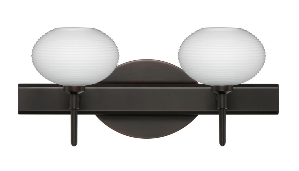 Besa Wall Lasso Bronze Opal Matte 2x40W G9