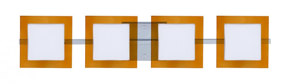 Besa Wall Alex Chrome Opal/Armagnac 4x5W LED