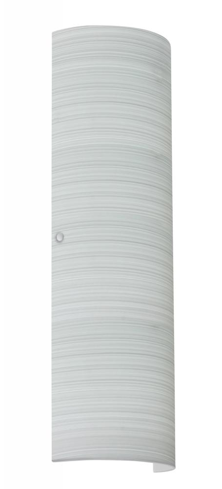 Besa Wall Torre 22 Polished Nickel Chalk 2x100W Medium Base