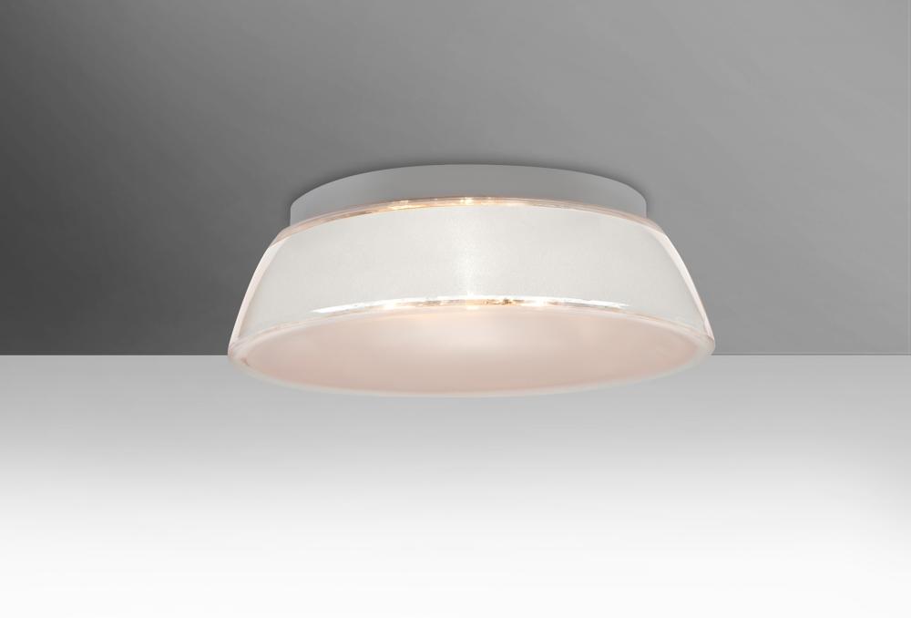 Besa, Pica 11 Ceiling, White Sand, 1x9W LED