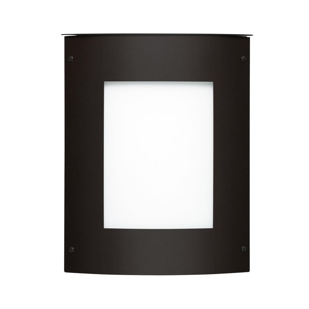 Besa Outdoor Moto 8 Square Black White Acrylic 1x60W E12