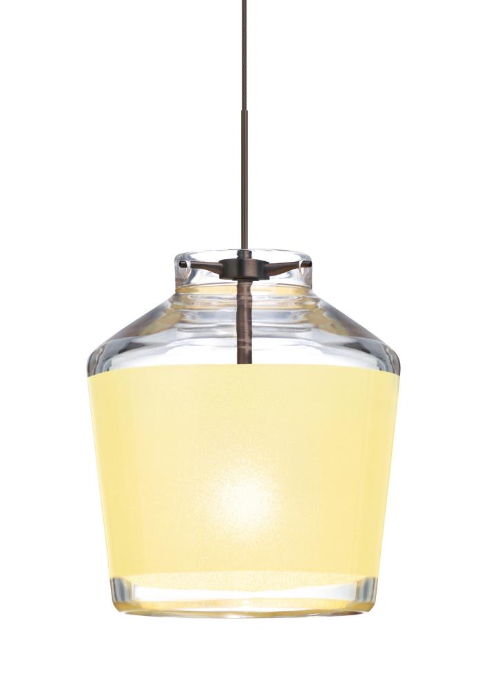 Besa Pendant Pica 6 Bronze Creme Sand 1x50W Halogen