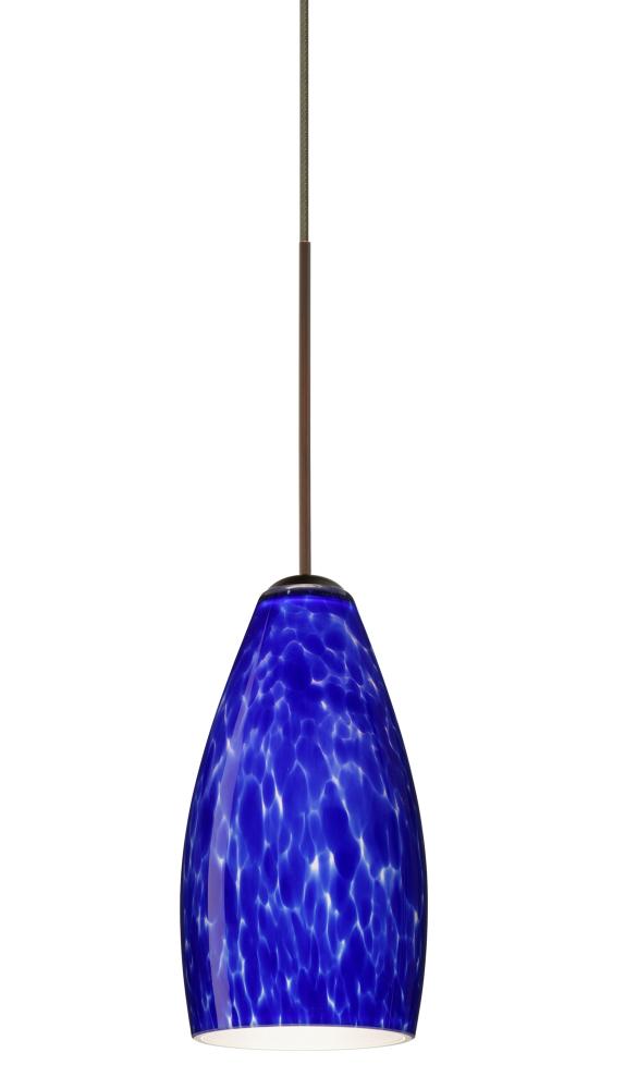 Besa Pendant For Multiport Canopy Karli Bronze Blue Cloud 1x50W Halogen