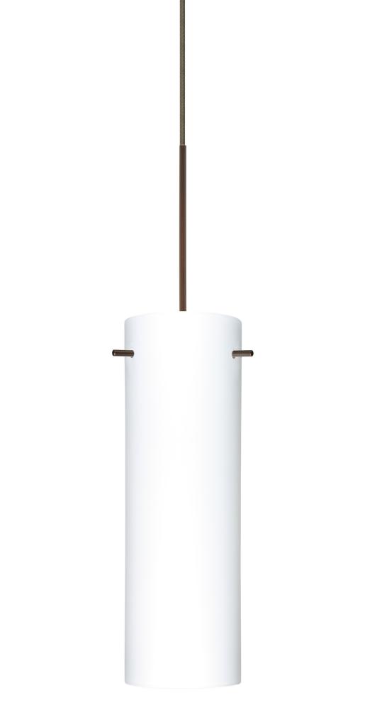 Besa Copa Pendant, Opal Matte, Bronze, 1x50W MAX GY6.35 Base