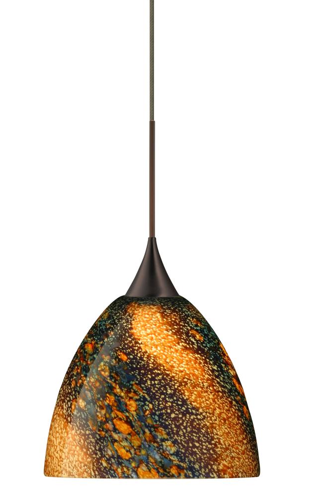 BESA PENDANT SASHA BRONZE CEYLON 1X6W LED