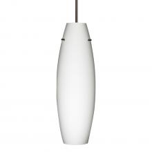 Besa Lighting 1JC-412707-BR - Besa Pendant Suzi 18 Bronze Opal Matte 1x150W Medium Base A21