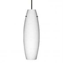 Besa Lighting 1JC-412707-LED-BK - Besa Suzi 18 Pendant Opal Matte Black 1x11W LED