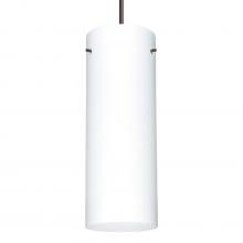 Besa Lighting 1JC-412807-BR - Besa Pendant Stilo 18 Bronze Opal Matte 1x150W Medium Base A21