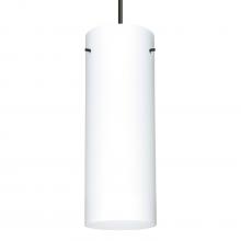 Besa Lighting 1JC-412807-LED-BK - Besa Stilo 18 LED Pendant Opal Matte Black 1x11W LED