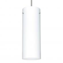 Besa Lighting 1JC-412807-SN - Besa Pendant Stilo 18 Satin Nickel Opal Matte 1x150W Medium Base A21