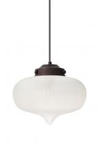 Besa Lighting 1JC-MIRAFR-BR - Besa Mira Pendant Bronze Frost 1x60W T10