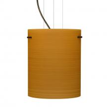 Besa Lighting 1KG-4006OK-LED-BR-L - Besa Tamburo 8 Pendant Oak Bronze 1x11W LED, 15Ft. Option