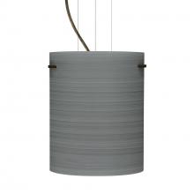 Besa Lighting 1KG-4006TN-BR-L - Besa Pendant Tamburo 8 Bronze Titan 1x100W Medium Base, 15Ft. Option