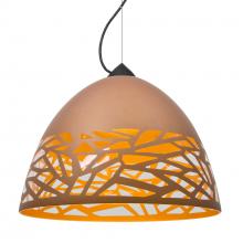 Besa Lighting 1KX-KIEVCP-LED-BK - Besa Kiev Pendant, Copper, Black Finish, 1x9W LED