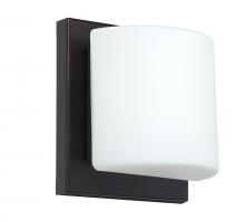 Besa Lighting 1WS-787307-BR - Besa Wall Paolo Bronze Opal Matte 1x50W G9