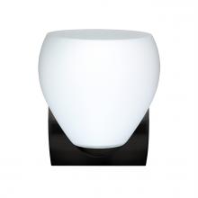 Besa Lighting 1WZ-412207-BK - Besa Wall Bolla Black Opal Matte 1x60W Medium Base