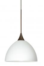 Besa Lighting 1XC-467907-LED-BR - Besa Pendant Brella Bronze White 1x6W LED